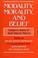 Cover of: Modality, morality, and belief