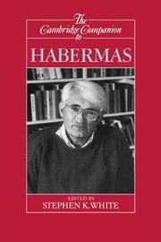 Cover of: The Cambridge companion to Habermas by edited by Stephen K. White.