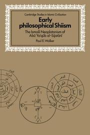 Early philosophical Shiism by Paul Ernest Walker