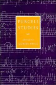 Cover of: Purcell studies