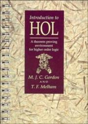 Cover of: Introduction to HOL: A Theorem-Proving Environment for Higher-Order Logic