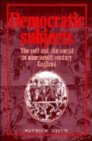 Cover of: Democratic subjects by Patrick Joyce