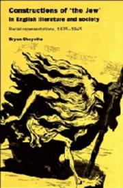 Cover of: Constructions of "the Jew" in English literature and society by Bryan Cheyette, Bryan Cheyette