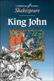Cover of: King John by William Shakespeare