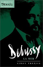 Cover of: Debussy, La mer by Simon Trezise