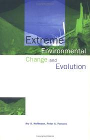 Cover of: Extreme environmental change and evolution by Ary A. Hoffmann