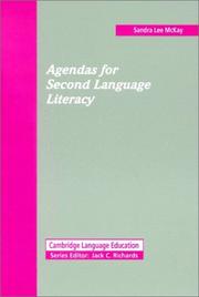 Cover of: Agendas for second language literacy