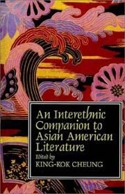 Cover of: An Interethnic Companion to Asian American Literature by King-Kok Cheung