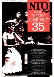 Cover of: New Theatre Quarterly 35 (New Theatre Quarterly) by 