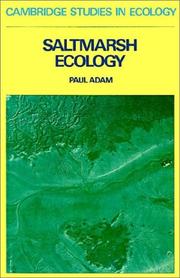 Cover of: Saltmarsh Ecology (Cambridge Studies in Ecology)