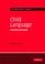 Cover of: Child Language