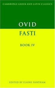 Cover of: Fasti. | Publius Ovidius Naso