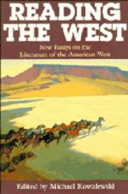 Cover of: Reading the West by Michael Kowalewski