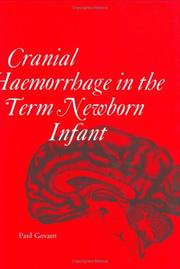 Cover of: Cranial Haemorrhage in the Term Newborn Infant