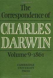 Cover of: The Correspondence of Charles Darwin by Charles Darwin