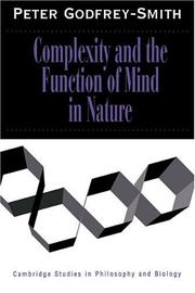 Cover of: Complexity and the function of mind in nature