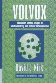 Cover of: Volvox: molecular-genetic origins of multicellularity and cellular differentiation