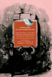 Cover of: Literature in the marketplace by edited by John O. Jordan and Robert L. Patten.
