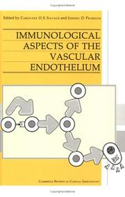 Cover of: Immunological aspects of the vascular endothelium
