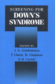 Cover of: Screening for Down's syndrome