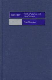 Cover of: Brecht: Mother Courage and her Children (Plays in Production)