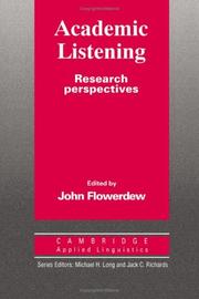 Cover of: Academic Listening by John Flowerdew