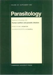 Cover of: Human Nutrition and Parasitic Infection (Parasitology)
