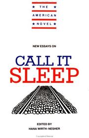Cover of: New essays on Call it sleep