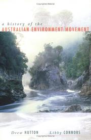 Cover of: A history of the Australian environment movement
