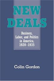 New deals by Gordon, Colin