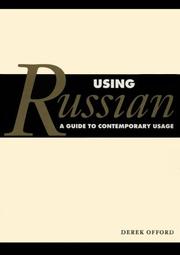 Cover of: Using Russian by Derek Offord