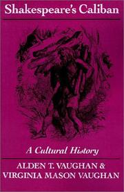Cover of: Shakespeare's Caliban: A Cultural History