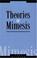 Cover of: Theories of mimesis