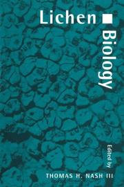 Cover of: Lichen biology
