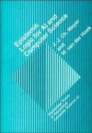Cover of: Epistemic logic for AI and computer science
