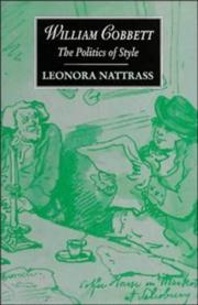 Cover of: William Cobbett by Leonora Nattrass