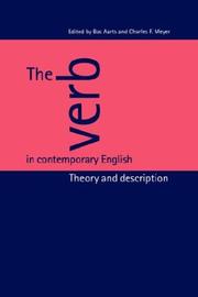 Cover of: The verb in contemporary English by edited by Bas Aarts and Charles F. Meyer.