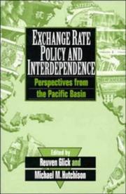 Cover of: Exchange Rate Policy and Interdependence: Perspectives from the Pacific Basin