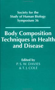 Cover of: Body composition techniques in health and disease