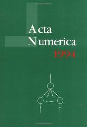 Cover of: Acta Numerica 1994 (Acta  Numerica)