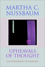 Cover of: Upheavals of Thought by Martha Nussbaum