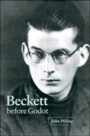 Cover of: Beckett before Godot
