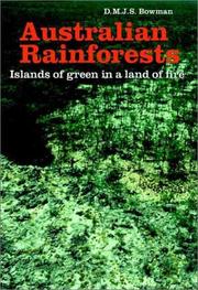 Australian Rainforests by D. M. J. S. Bowman