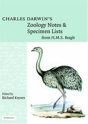 Cover of: Charles Darwin's zoology notes & specimen lists from H.M.S. Beagle by Charles Darwin