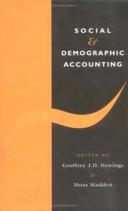 Social and demographic accounting by Geoffrey Hewings