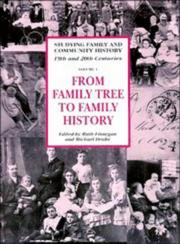 Cover of: From family tree to family history