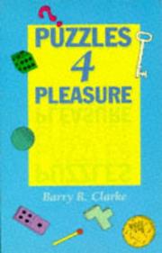 Cover of: Puzzles for pleasure by Barry R. Clarke