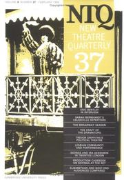 Cover of: New Theatre Quarterly 37 (New Theatre Quarterly) by 