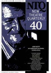 Cover of: New Theatre Quarterly 40 (New Theatre Quarterly)