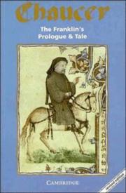 Cover of: The Franklin's prologue and tale from the Canterbury tales